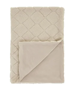 Catherine Lansfield Cosy Diamond Throw -Home Furnishings Store z01mn306514s