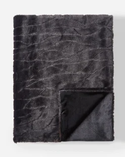 Joanna Hope Clipped Faux Fur Throw -Home Furnishings Store z01mw425508s