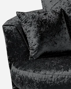 Chicago Crushed Velvet Swivel Chair -Home Furnishings Store z01mx014506s