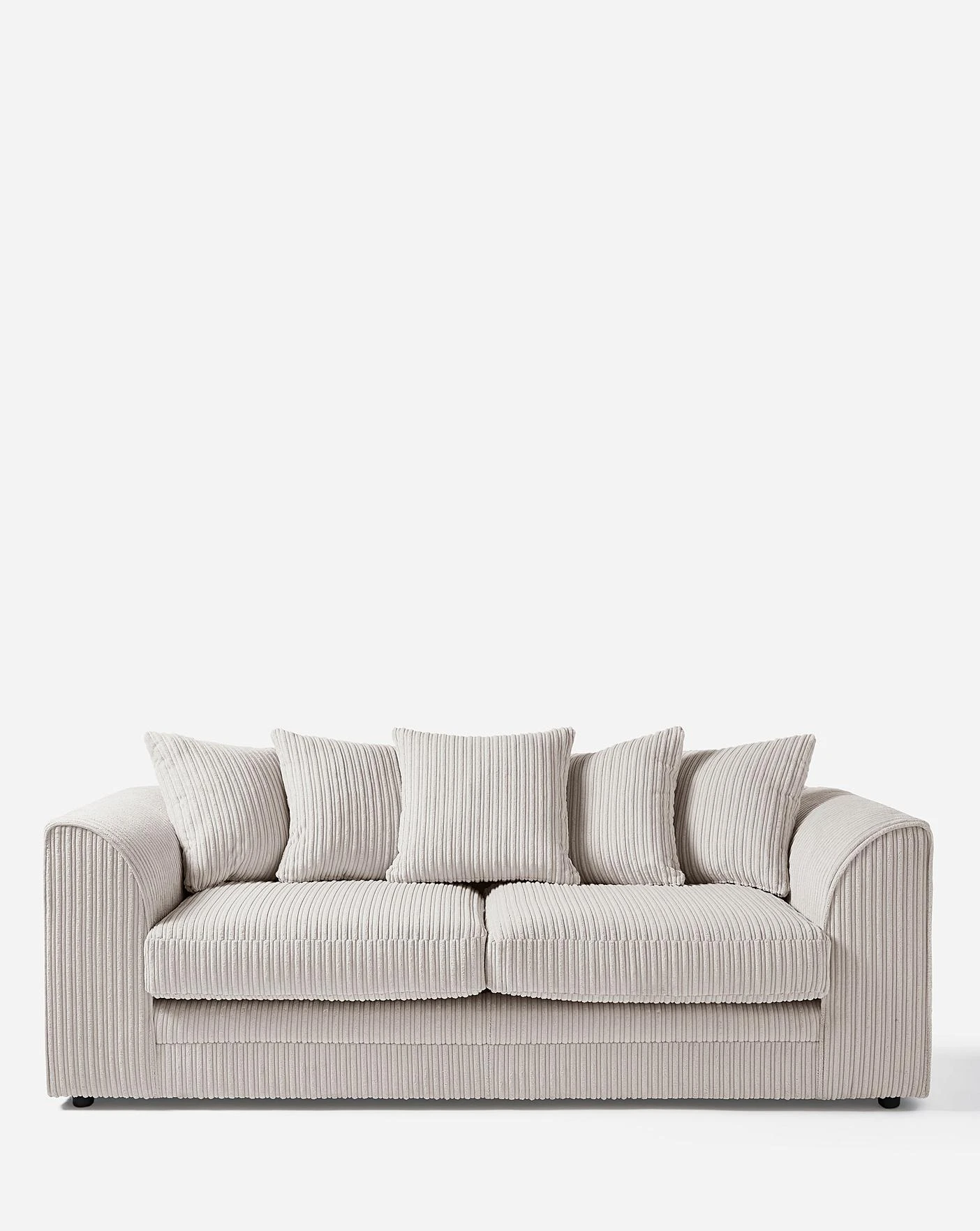 Ferguson Jumbo Cord 3 Seater Sofa 3 Ferguson Jumbo Cord 3 Seater Sofa - Image 3