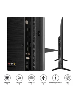 Hisense 43" 43E7KQTUK Smart 4K UHD HDR QLED TV With Dolby Atmos & Doly Vision -Home Furnishings Store z01uv209651s