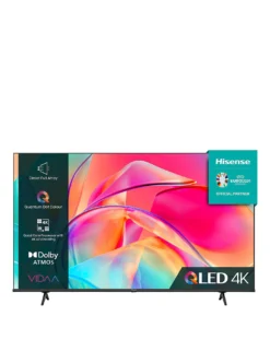 Hisense 43" 43E7KQTUK Smart 4K UHD HDR QLED TV With Dolby Atmos & Doly Vision