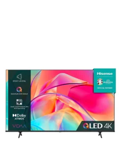 Hisense 55" 55E7KQTUK Smart 4K UHD QLED TV With Dolby Atmos & Dolby Vision