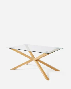 Bodie Oak 6 Seater With Klara Boucle Chairs -Home Furnishings Store z01xg350500s