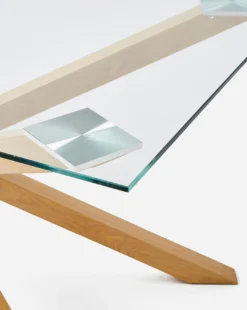 Bodie Oak 6 Seater With Klara Boucle Chairs -Home Furnishings Store z01xg350501s