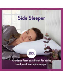 Slumberdown Super Support Feels Like Down 4 Pack Pillows -Home Furnishings Store z01xz027644s