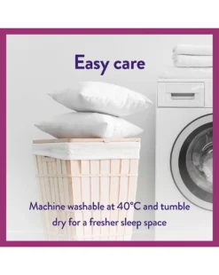 Slumberdown Super Support Feels Like Down 4 Pack Pillows -Home Furnishings Store z01xz027645s