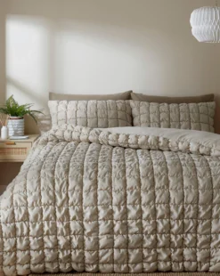Catherine Lansfield Puffer Duvet Set