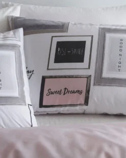 Catherine Lansfield Sleep Dreams Blush Duvet Set -Home Furnishings Store z01za506517s