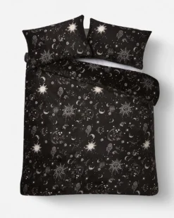 Moons & Stars Fleece Duvet Set -Home Furnishings Store z01zl060502s